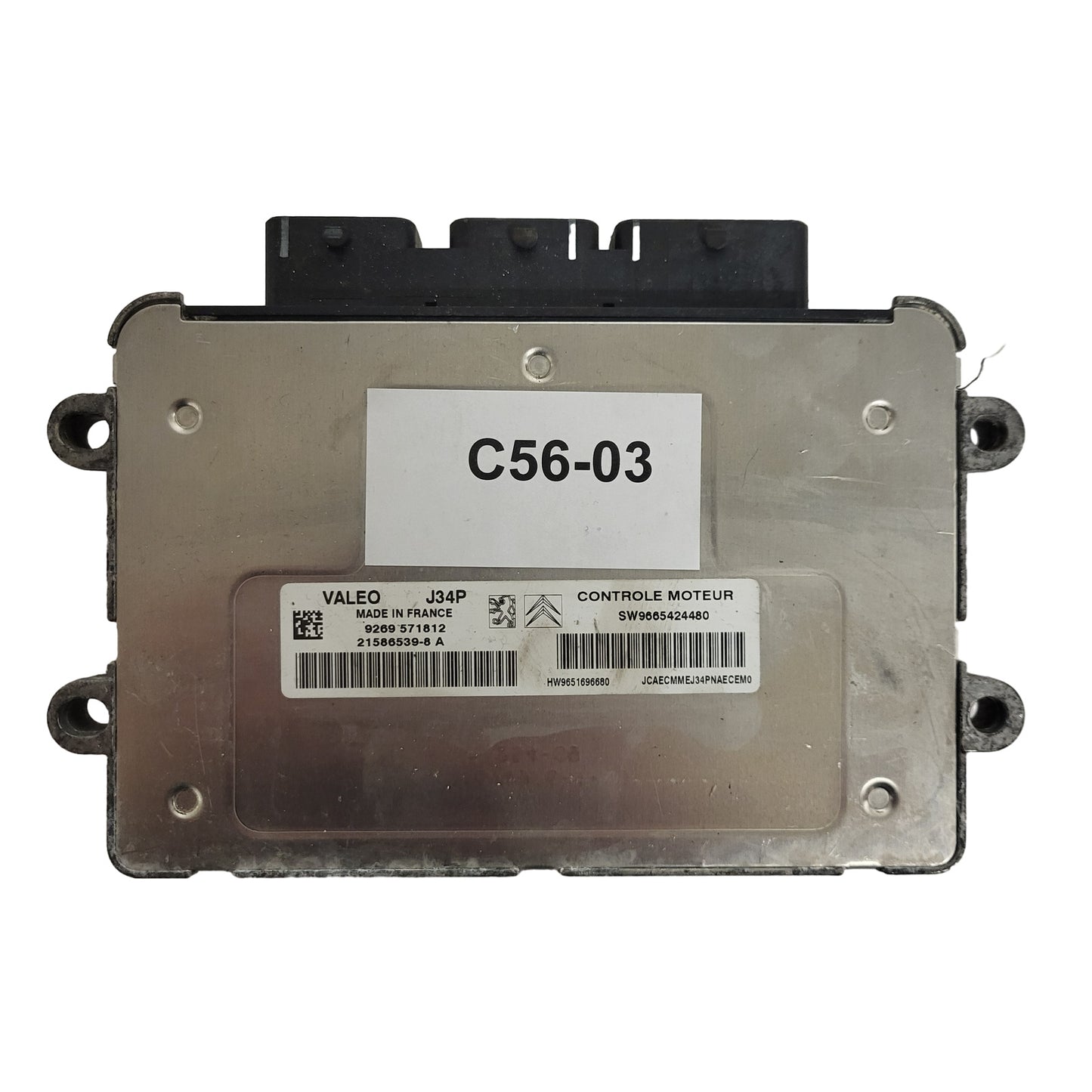 CITROEN PEUGEOT ECU / J34P / 21586539-8 / 21586539-8A / 9665424480 / 9651696680