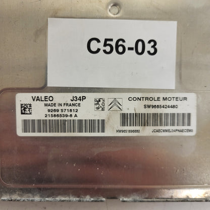 CITROEN PEUGEOT ECU / J34P / 21586539-8 / 21586539-8A / 9665424480 / 9651696680
