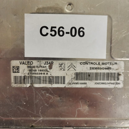 CITROEN PEUGEOT ECU / J34P / 21586539-8 / 21586539-8A / 9665424480 / 9651696680