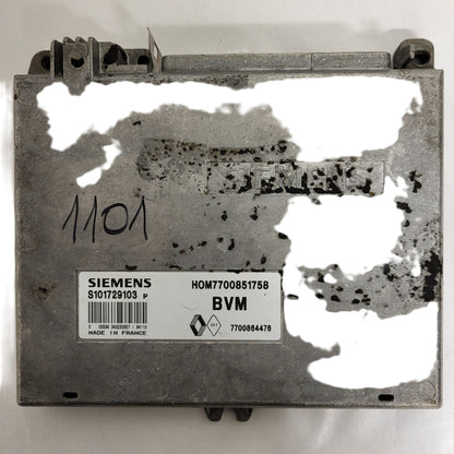 Renault Clio ECU / S101729103P / HOM 7700851758 / 7700864476 / S101729103