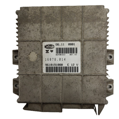 Citroen Peugeot PSA ECU / G6.11 / 16078.014 / 9610191080 / MAGNETI MARELLI