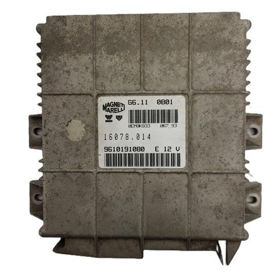 Citroen Peugeot PSA ECU / G6.11 / 16078.014 / 9610191080 / MAGNETI MARELLI