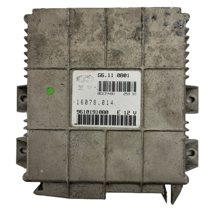 Citroen Peugeot PSA ECU / G6.11 / 16078.014 / 9610191080 / MAGNETI MARELLI