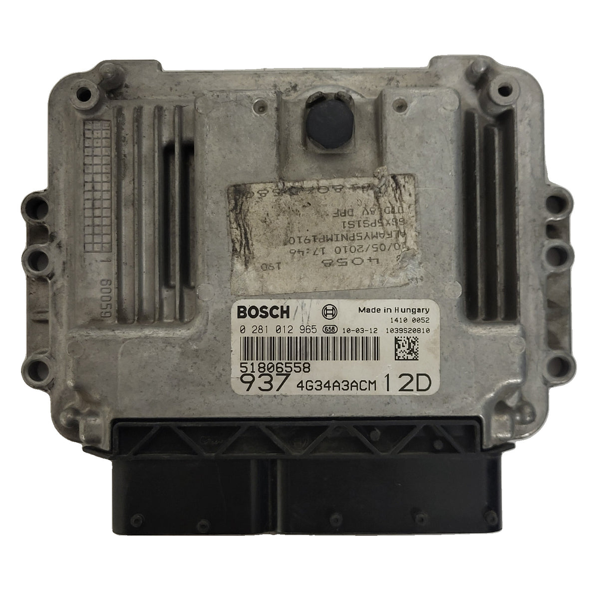 ALFA ROMEO 147 ECU / 0281012965 / 51806558 / BOSCH - C56-17 - 1