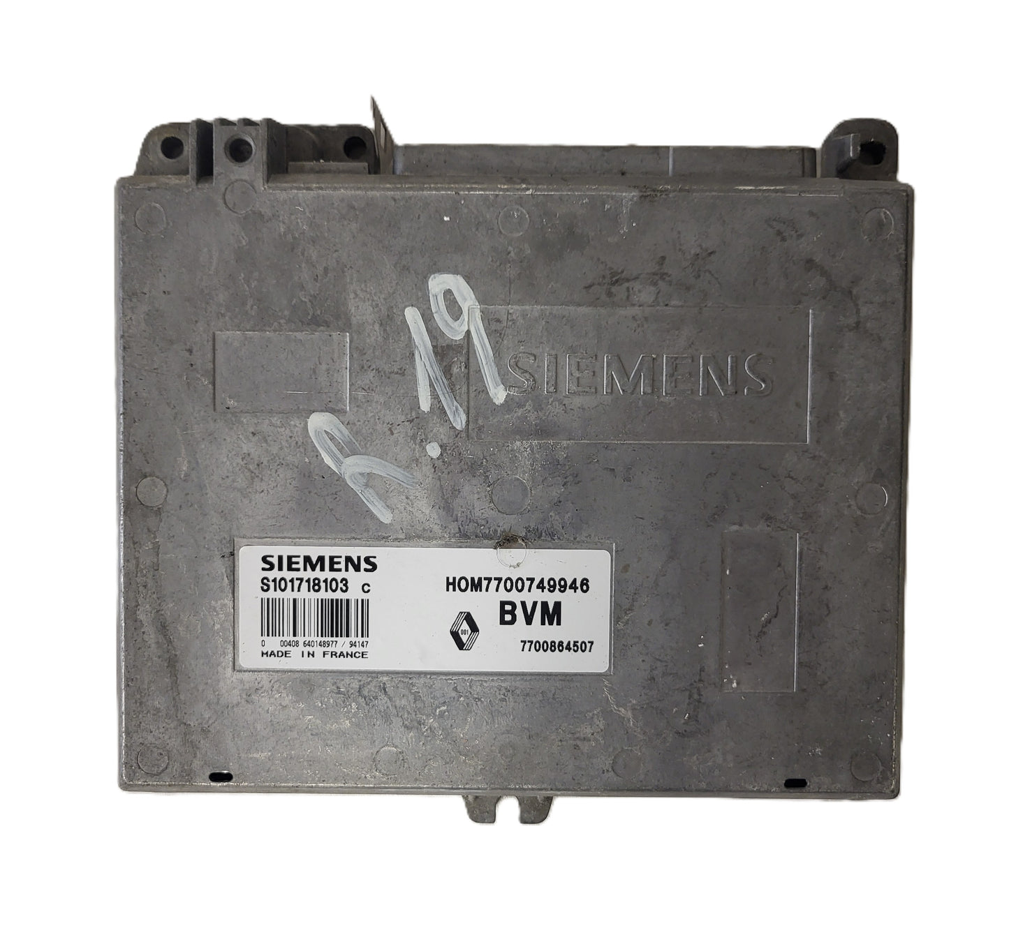 Renault Clio ECU / S101718103C / HOM 7700749946 / 7700864507 / S101718103
