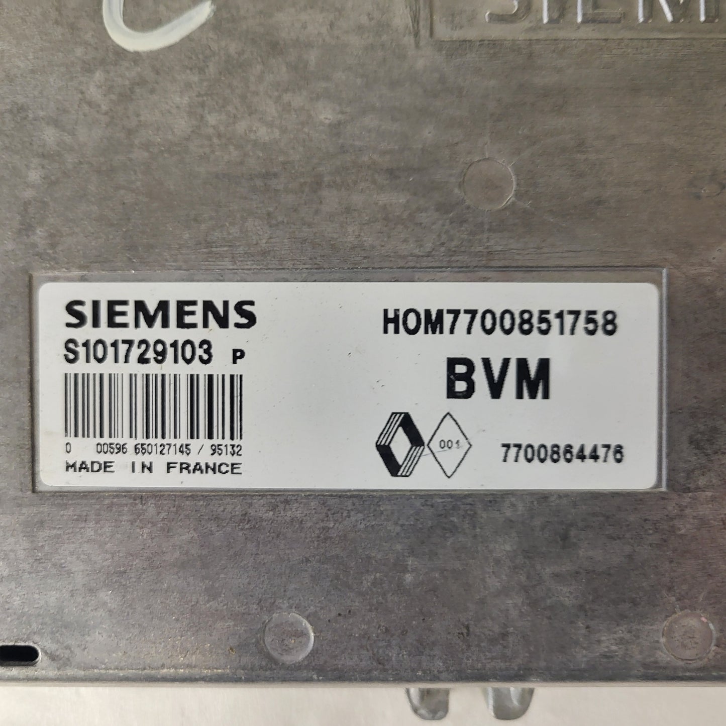 Renault Clio ECU / S101729103P / HOM 7700851758 / 7700864476 / S101729103