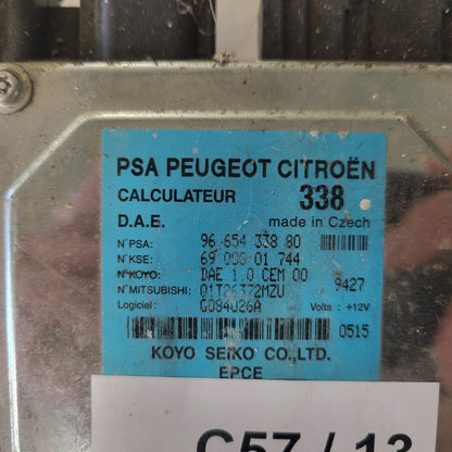 Peugeot Citroen Steering ECU / 9665433880 / 6900001744 / KOYO
