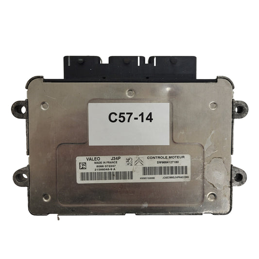 PEUGEOT CITROEN ECU / J34P / 21586048-9 / 21586048-9A / 9664127180 / 9651696680 / VALEO