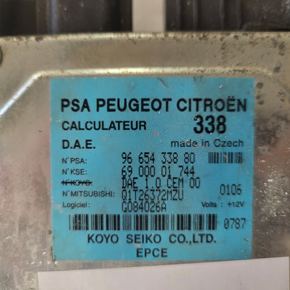 Peugeot Citroen Steering ECU / 9665433880 / 6900001744 / KOYO