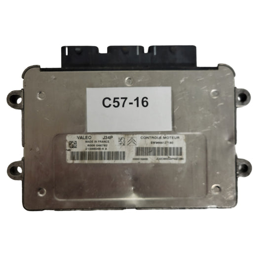 PEUGEOT CITROEN ECU / J34P / 21586048-9 / 21586048-9A / 9664127180 / 9651696680 / VALEO