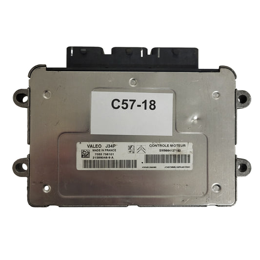 PEUGEOT CITROEN ECU / J34P / 21586048-9 / 21586048-9A / 9664127180 / 9651696680 / VALEO