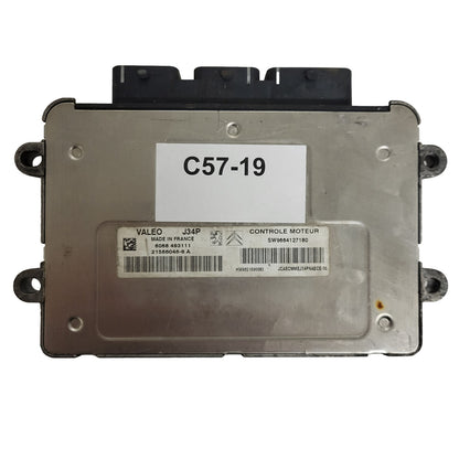 PEUGEOT CITROEN ECU / J34P / 21586048-9 / 21586048-9A / 9664127180 / 9651696680 / VALEO