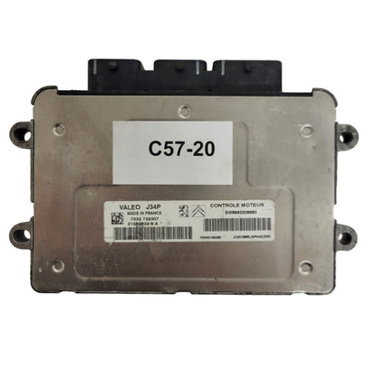 PEUGEOT CITROEN ECU / J34P / 21585932-9A / 21585932-9 / 9663306680 / 9651696680 / VALEO