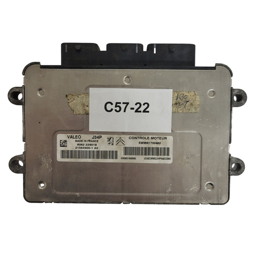 CITROEN C3 ECU J34P / 21585900-1 / 21585900-1A0 / SW9661700480 / HW9651696680
