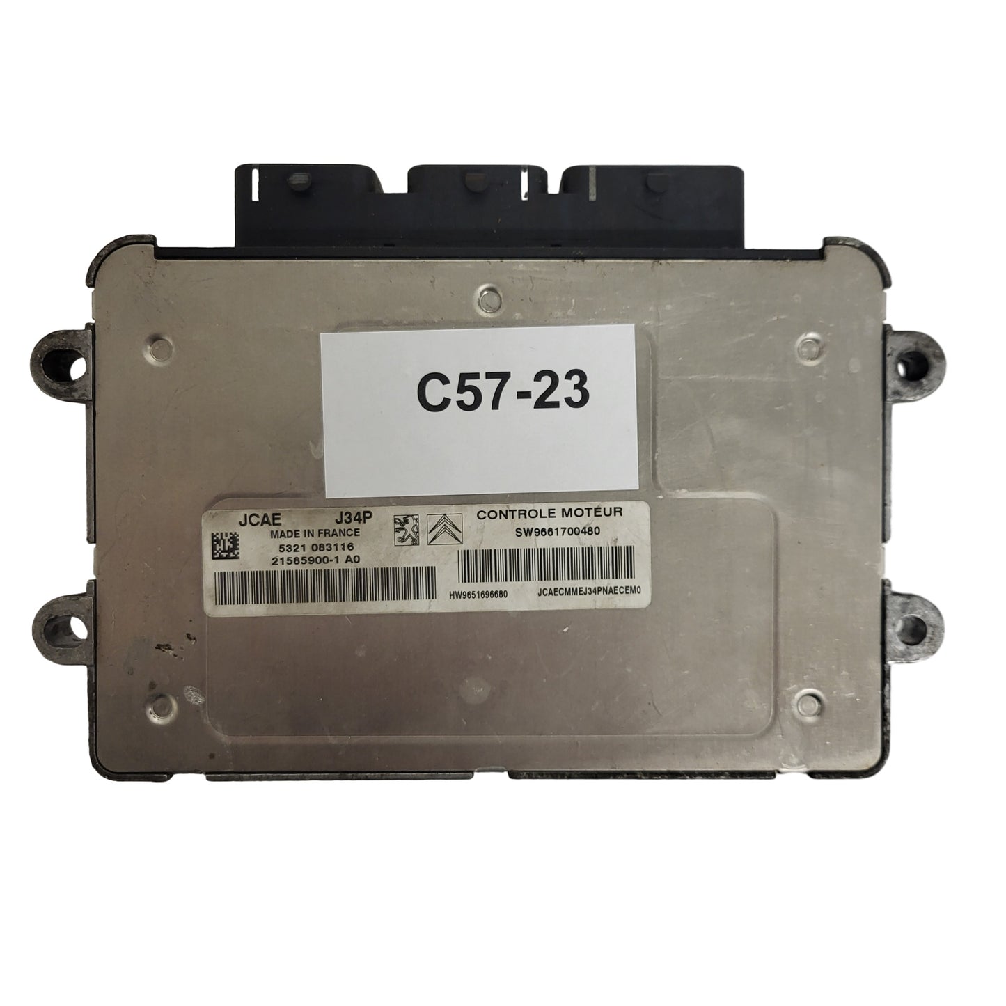 CITROEN C3 ECU J34P / 21585900-1 / 21585900-1A0 / SW9661700480 / HW9651696680
