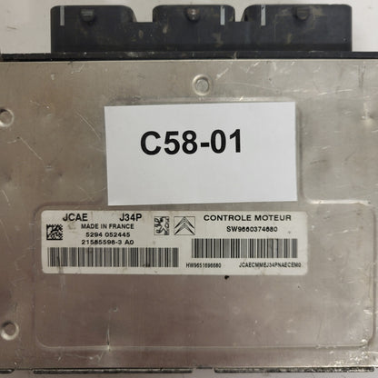 PEUGEOT CITROEN ECU / J34P / 21585598-3 / 21585598-3A0 / 9660374680 / 9651696680
