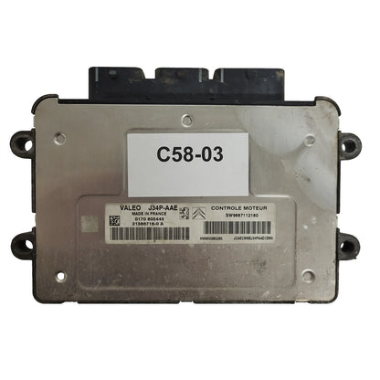 PEUGEOT CITROEN ECU / J34P / 21586716-0 / 21586716-0A / 9667112180 / 9655883280