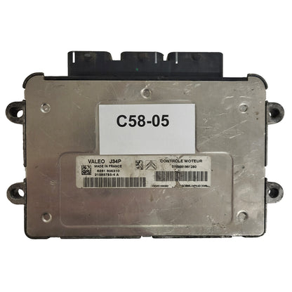 PEUGEOT CITROEN ECU / J34P / 21585785-4 / 21585785-4A / 9661961280 / 9651696680 / VALEO