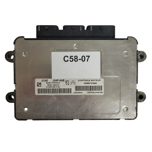 PEUGEOT CITROEN ECU / J34P-AAE / 21585768-5 / 21585768-5A0 / 9661978880 / J34P