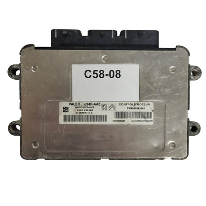 PEUGEOT CITROEN ECU / J34P-AAE / 21586677-0 / 21586677-0A / 9666262880 / 9655883280