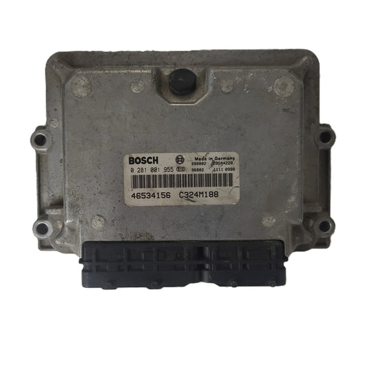 FIAT PUNTO 188 1.9 JTD ECU / 0281001955 / 46534156 / BOSCH