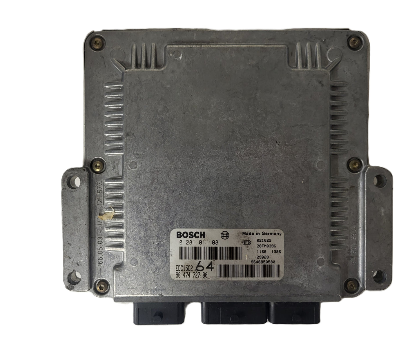 PEUGEOT 307 2.0 HDI ECU / 0281011081 / 9647472780 / EDC15C2 / BOSCH