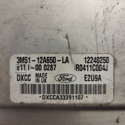 FORD FOCUS CDTI ECU / 3M51-12A650-LA / DXCC / R0411C004J / 12240250
