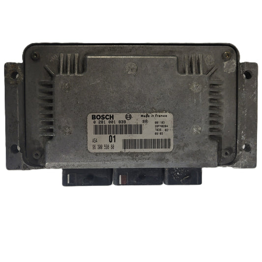 Citroen Saxo Peugeot 106 ECU / 0281001839 / 9630059880 / AS4 / BOSCH