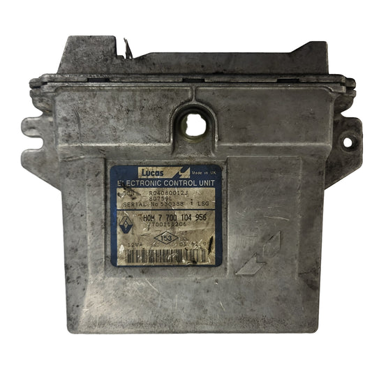 Renault ECU / HOM 7700104956 / 7700111206 / R04080012J / LUCAS