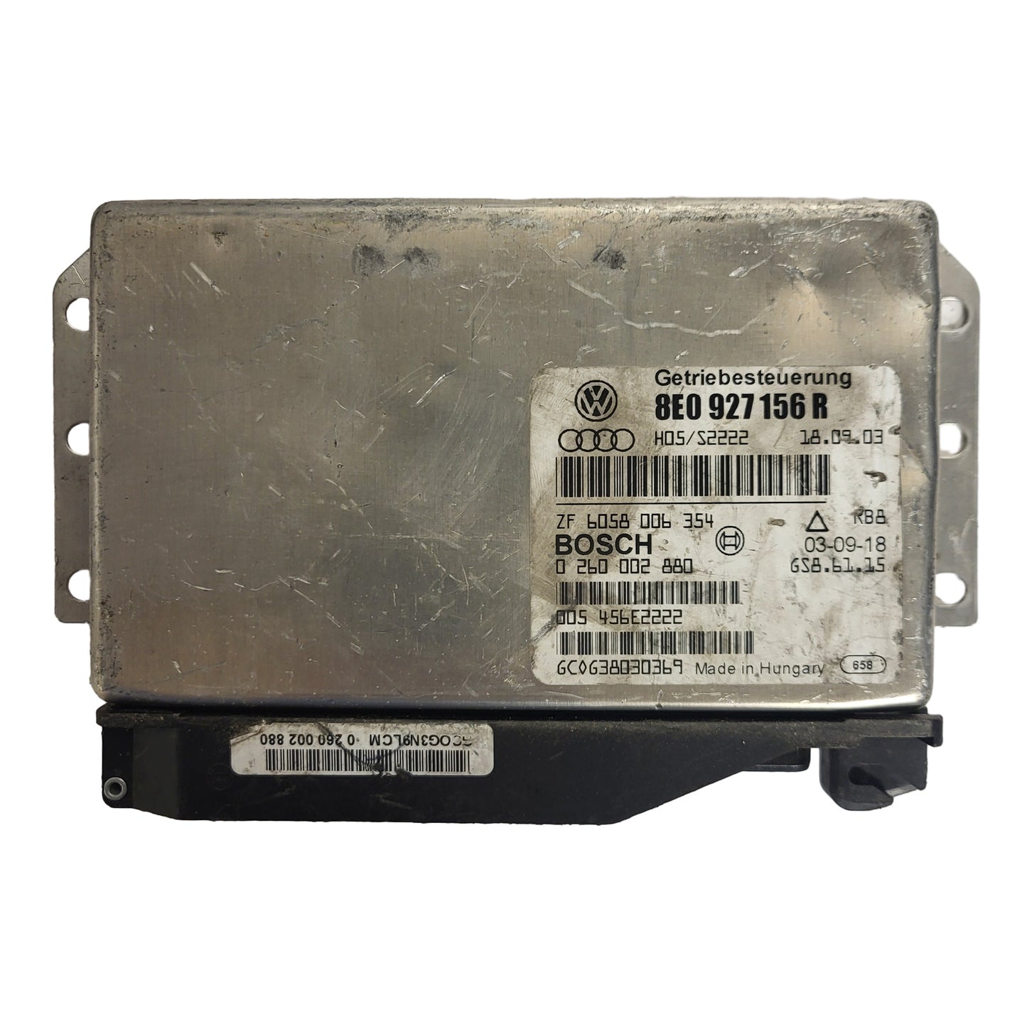 AUDI A4 A6 GEARBOX ECU / 8E0927156R / 0260002880 / ZF6058006354 / BOSCH