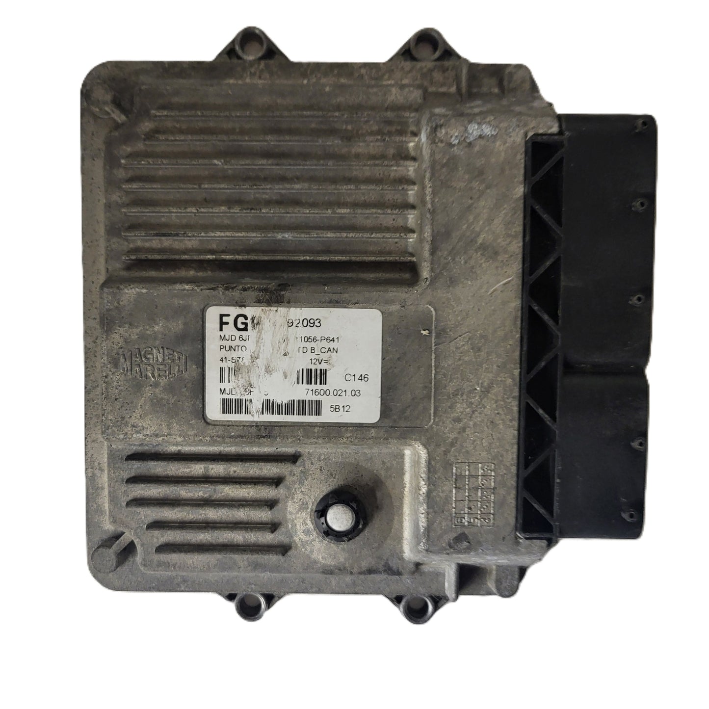 Fiat Punto 1.3 ECU / 55192093 / MJD 6JF.P6 / HW01B / MAGNETI MARELLI