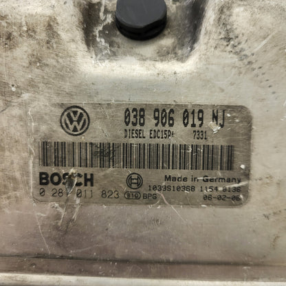SEAT IBIZA ECU / 038906019NJ / 0281011823 / EDC15P+ / BOSCH