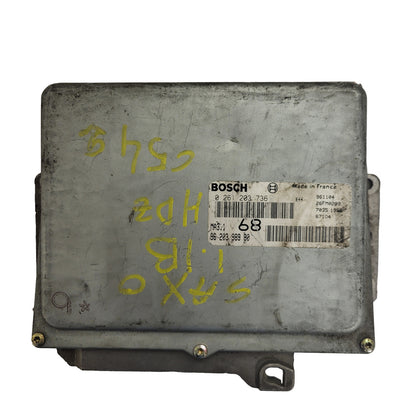 CITROEN SAXO ECU / 0261203736 / 9620398980 / MA3.1 / BOSCH