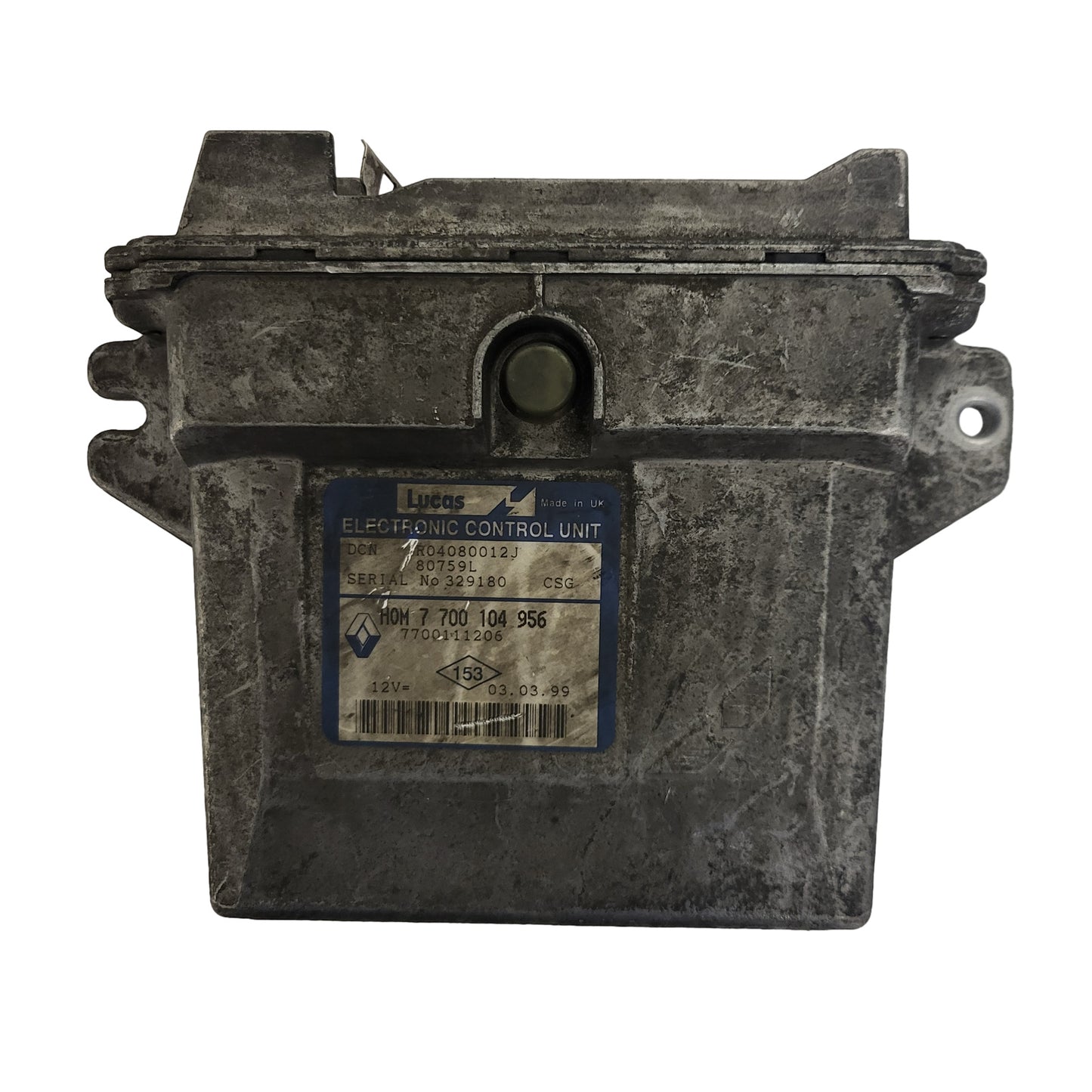 Renault ECU / HOM 7700104956 / 7700111206 / R04080012J / LUCAS