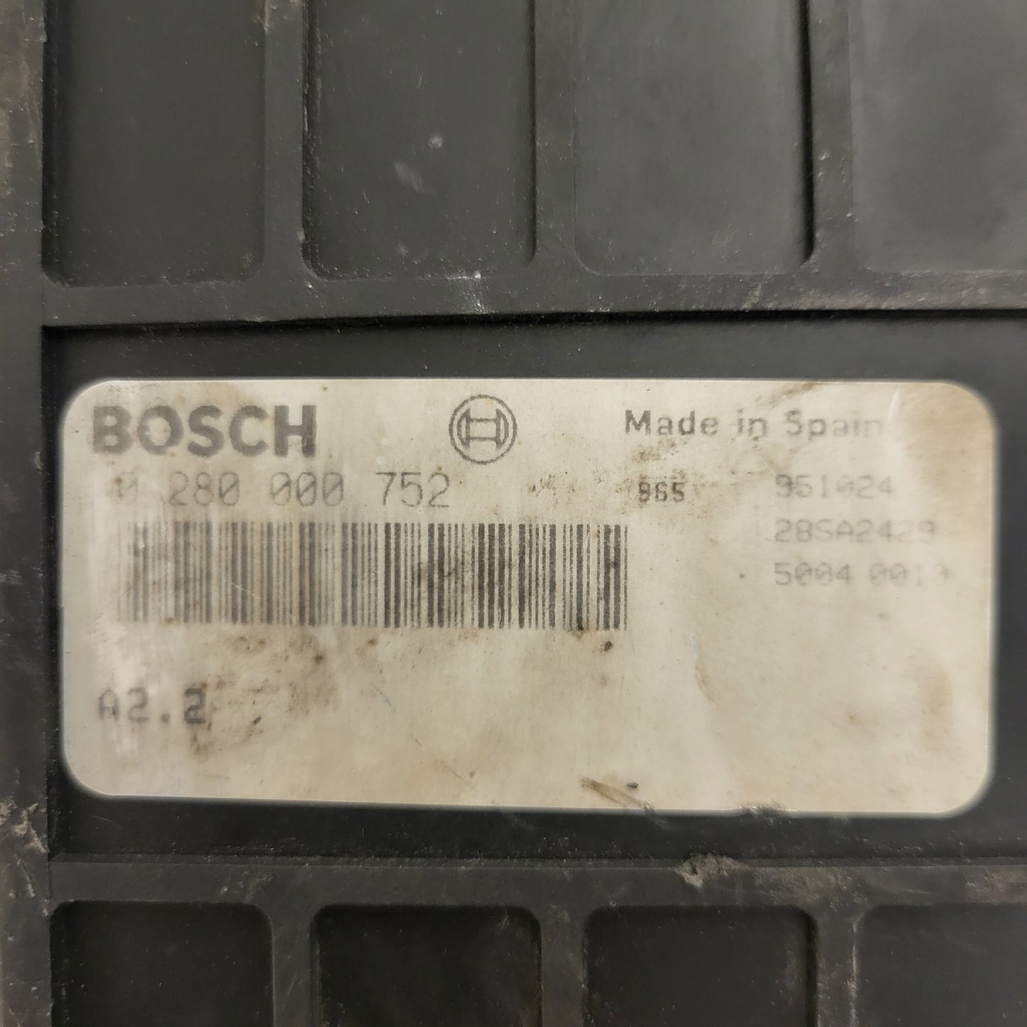 Peugeot Citroen 106 ZX ECU / 0280000752 / BOSCH
