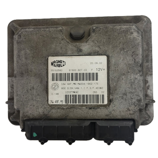 FIAT SEICENTO 600 1.1 ECU / IAW 4AF.M9 / 55183580 / HW204 / MAGNETI MARELLI