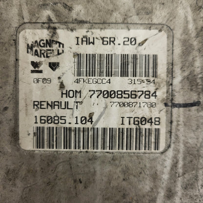 Renault ECU / 7700856784 / IAW 6R.20 / 7700865816 / 16085.104 / MAGNETI MARELLI