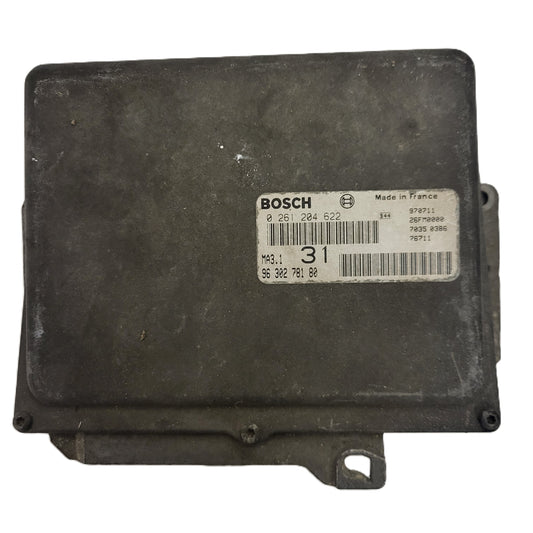 Peugeot 106 Citroen Saxo 1.1 ECU / 0261204622 / 9630278180 / MA3.1 / BOSCH