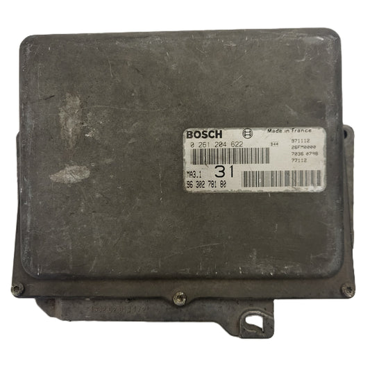 Peugeot 106 Citroen Saxo 1.1 ECU / 0261204622 / 9630278180 / MA3.1 / BOSCH