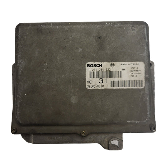 Peugeot 106 Citroen Saxo 1.1 ECU / 0261204622 / 9630278180 / MA3.1 / BOSCH