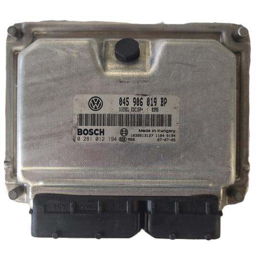 VOLKSWAGEN POLO IV 9N3 ECU / 045906019BP / 0281012194 / EDC15P+ / BOSCH