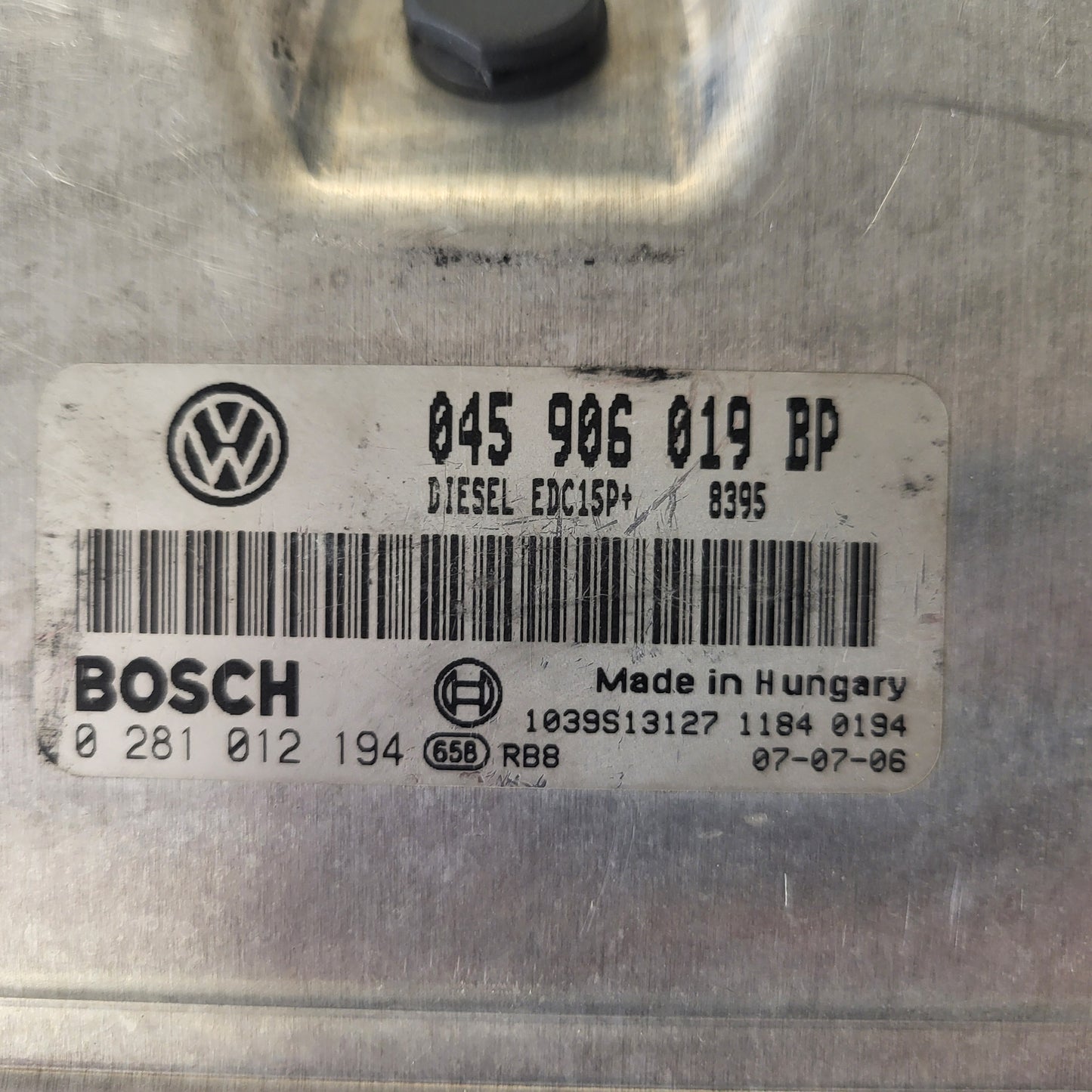 VOLKSWAGEN POLO IV 9N3 ECU / 045906019BP / 0281012194 / EDC15P+ / BOSCH
