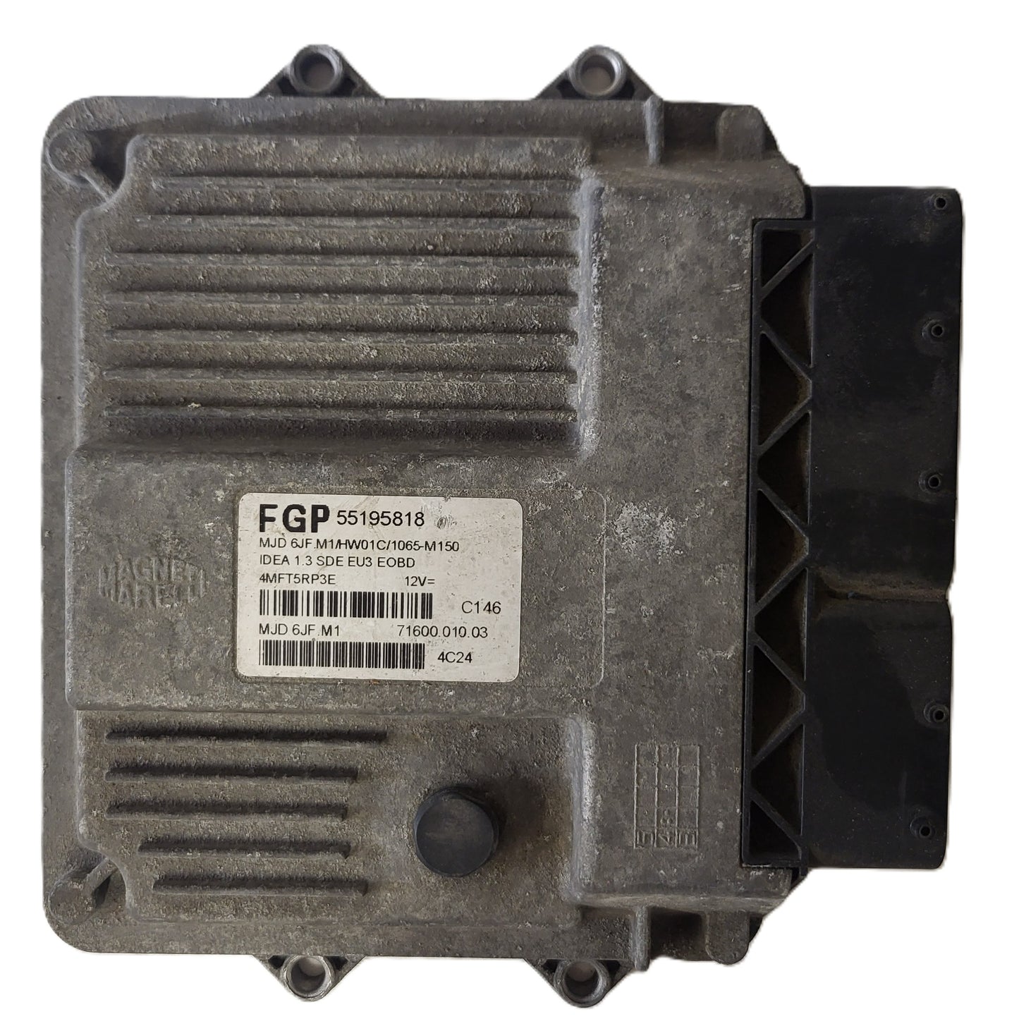 Fiat Idea Musa 1.3 ECU / 55195818 / MJD 6JF.M1 / HW01C / MAGNETI MARELLI