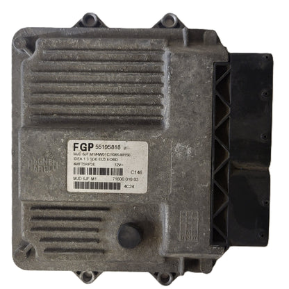 Fiat Idea Musa 1.3 ECU / 55195818 / MJD 6JF.M1 / HW01C / MAGNETI MARELLI