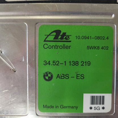 BMW ABS ECU / 5WK8 402 / 34.52-1138219 / 34521138219 / 1138219 /ATE