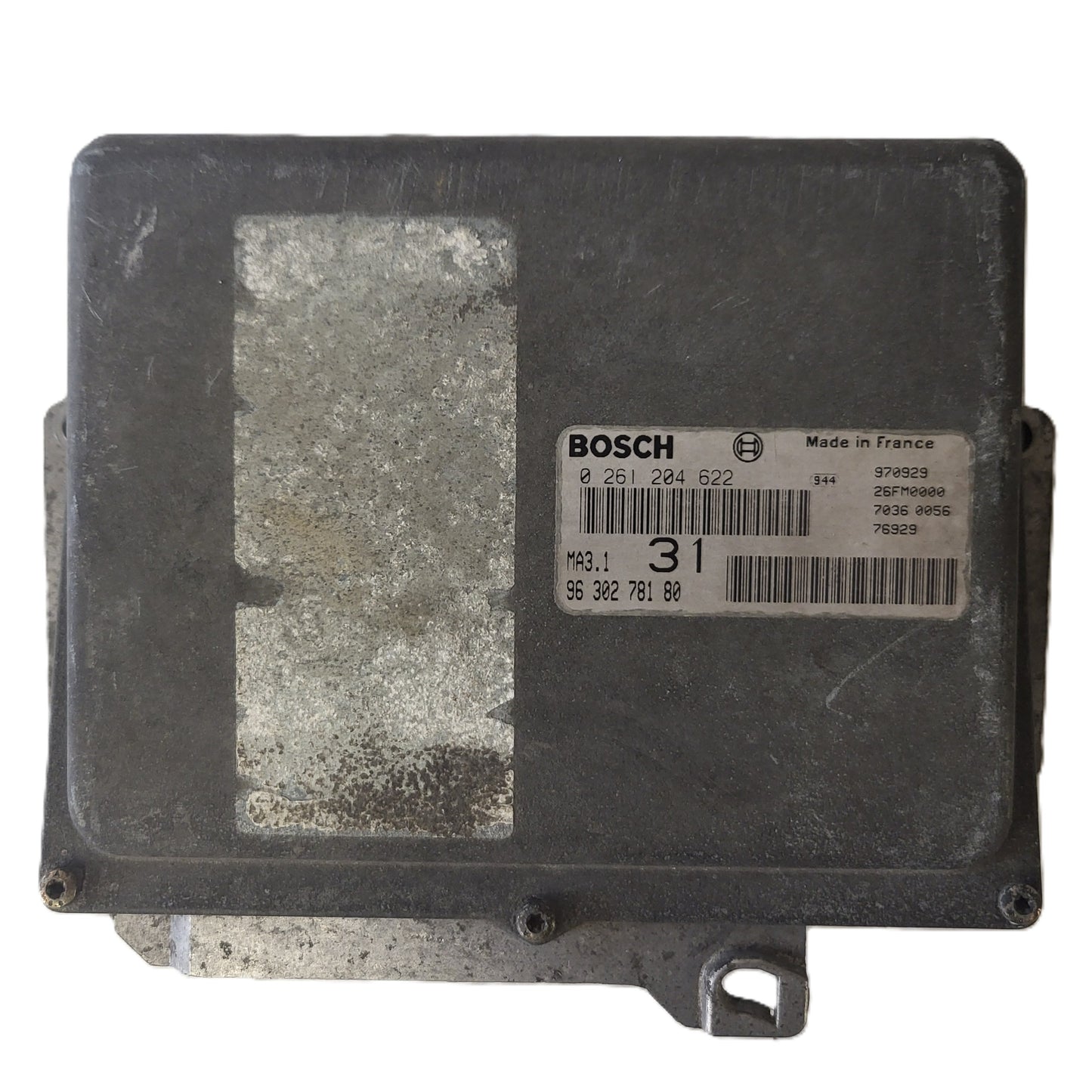 Peugeot 106 Citroen Saxo 1.1 ECU / 0261204622 / 9630278180 / MA3.1 / BOSCH