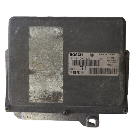 Peugeot 106 Citroen Saxo 1.1 ECU / 0261204622 / 9630278180 / MA3.1 / BOSCH