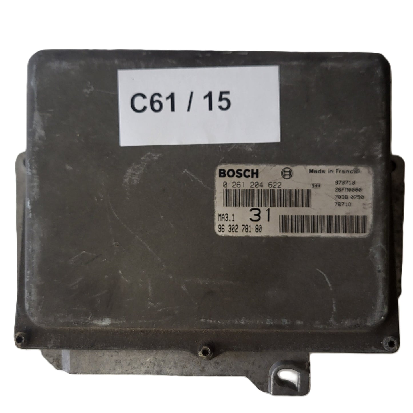 Peugeot 106 Citroen Saxo 1.1 ECU / 0261204622 / 9630278180 / MA3.1 / BOSCH