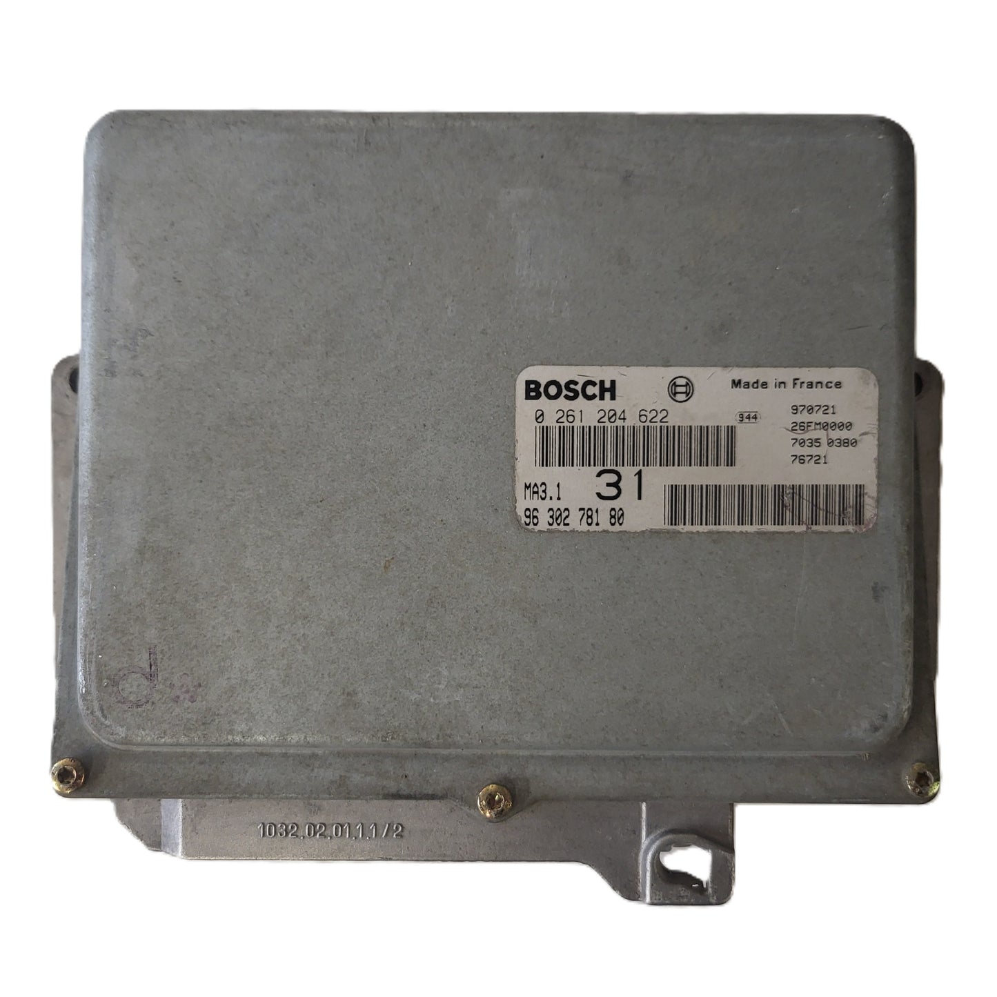 Peugeot 106 Citroen Saxo 1.1 ECU / 0261204622 / 9630278180 / MA3.1 / BOSCH