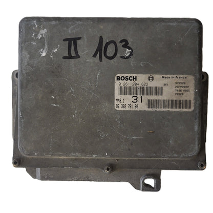 Peugeot 106 Citroen Saxo 1.1 ECU / 0261204622 / 9630278180 / MA3.1 / BOSCH